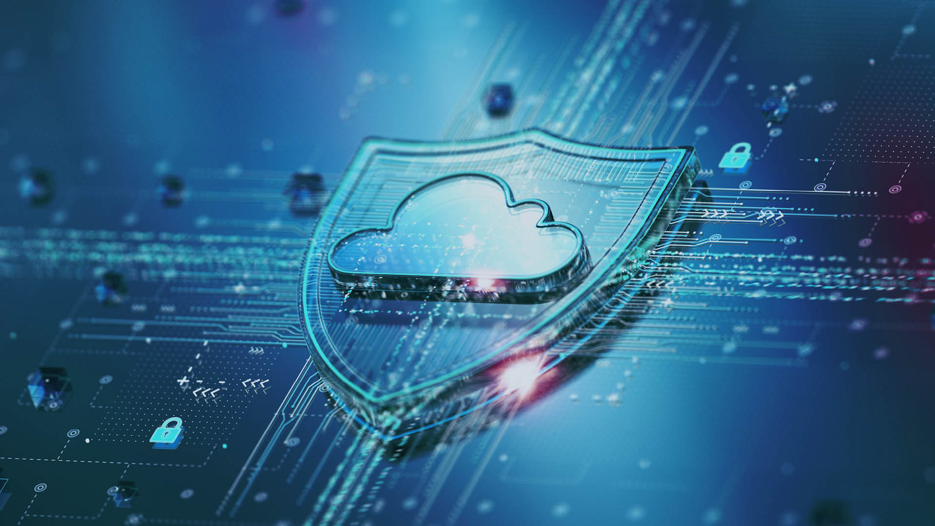 Secure Service Edge Abgesichert durch die Secure Service Edge mit Firewall, VPN, Load Balancer und SD-WAN.