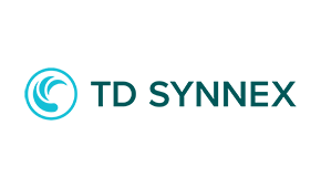 Partner TD Synnex TD SYNNEX Partner-Logo, das die offizielle Partnerschaft und Zusammenarbeit mit dem globalen IT-Distributor TD SYNNEX hervorhebt.