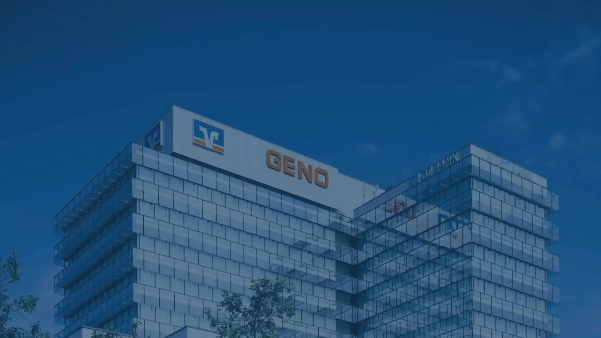 Modernes Bankgebäude des Baden-Württembergischen Genossenschaftsverbands (BWGV).