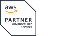 AWS Partner audius Advanced Tier Services 2024 Logo, das die Partnerschaft und zertifizierte Expertise im Bereich Cloud-Services und Amazon Web Services hervorhebt.