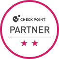 Check Point Partner Logo für Cybersicherheit und IT-Security Lösungen.