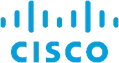 Cisco Logo für Netzwerk-Lösungen und IT-Infrastruktur.