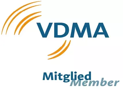 VDMA Mitglied Logo Offizielles Zeichen des Verband Deutscher Maschinen- und Anlagenbau
