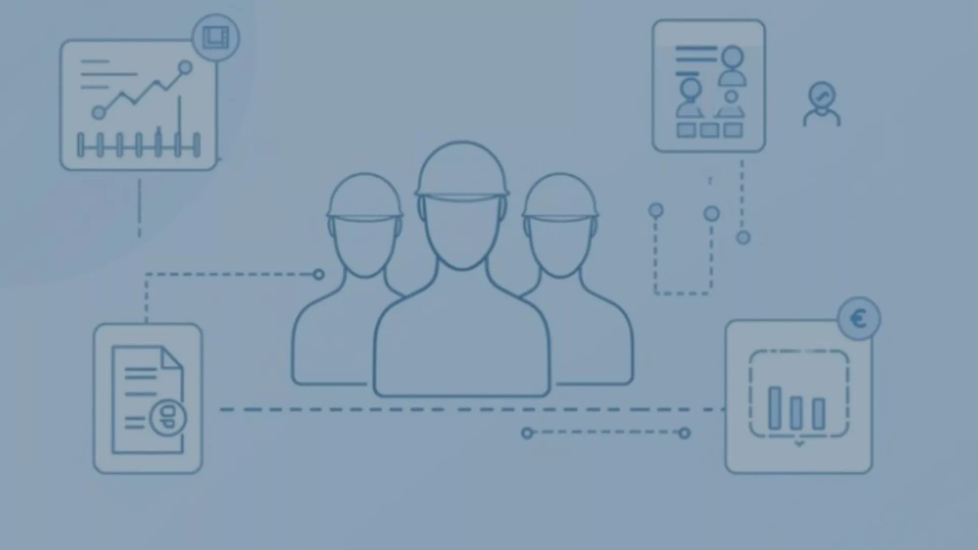 Integrierter Kunden- und Projektlebenszyklus für Ingenieurbüros: Die Grafik zeigt, wie audius:RealEstate auf Microsoft Dynamics 365 alle Phasen – von Akquise, Planung und Umsetzung bis zur Abrechnung – digital vernetzt. Lösungen für Effizienz, Ressourcenmanagement und Transparenz bei komplexen Projekten und Fachkräftemangel.